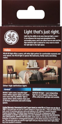 GE 40w Eq Hd Relax G25 1ct Clear - Each - Image 4