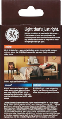 GE 40w Eq Hd Relax G25 1ct Frosted - Each - Image 4