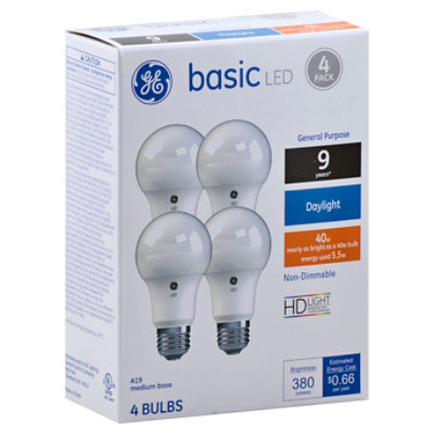 GE 40w Eq Basic Day - 4 Count - Image 1