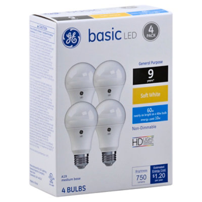 GE 60w Eq Basic Sw - 4 Count - Image 1