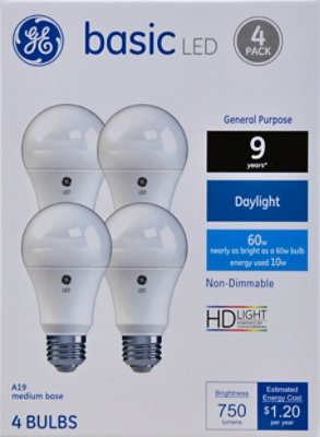 GE 60w Eq Basic Day - 4 Count - Image 2