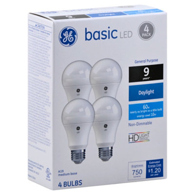 GE 60w Eq Basic Day - 4 Count - Image 1