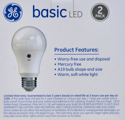 GE 75w Eq Basic Soft White - 2 Count - Image 3