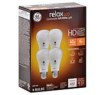GE 40w Eq Hd Relax Aline - 4 Count