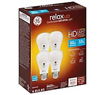 GE 60w Eq Hd Relax - 4 Count