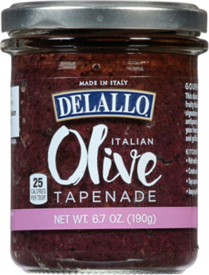 DeLallo Black Olive Tapenade In Oil - 6.7 Oz - Image 2