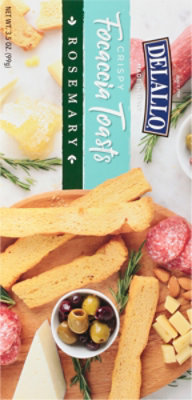 Delallo Focaccia Toasts Rosemary - 3.5 Oz - Image 6