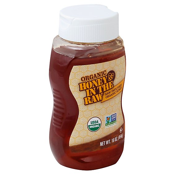 Honey In The Raw Organic - 16 Oz