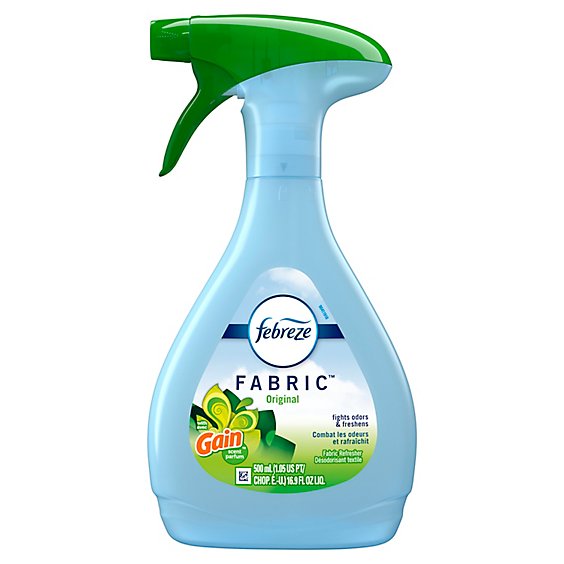 Febreze Fabric Refresher Odor Eliminating With Gain Original - 16.9 Fl. Oz.