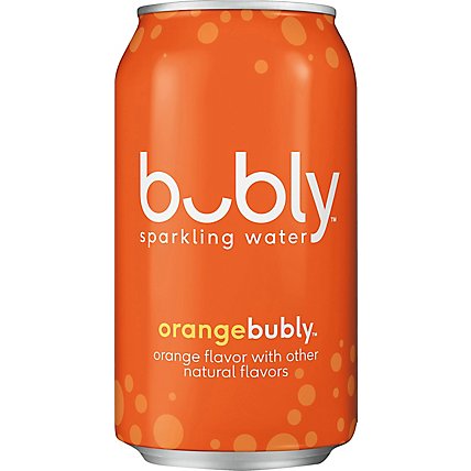 bubly Sparkling Water Orange Cans - 12-12 Fl. Oz. - Image 2