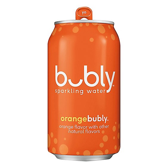 bubly Sparkling Water Orange Cans - 12-12 Fl. Oz.