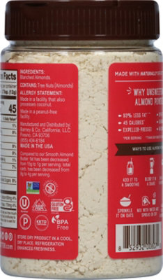 Barney Butter Nut Bttr Almnd Pwdr - 8 Oz - Image 6