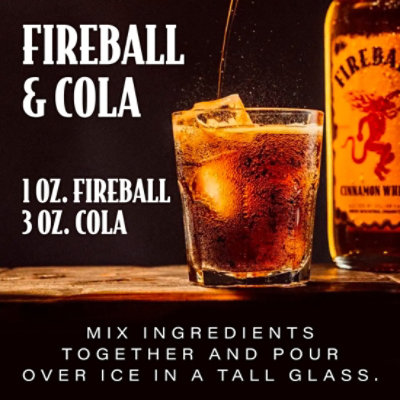 Fireball Cinnamon Whisky 66 Proof - 4-50 Ml - Image 4