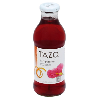 TAZO Tea Herbal Tea Infusion Passion Bottle - 13.8 Fl. Oz. - Image 1