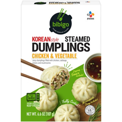  Bibigo Dumpling Steamed Chicken & Vegeta - 6.6 Oz 