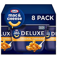 Kraft Deluxe Original Macaroni & Cheese Microwavable Dinner Cups - 8-2.39 Oz - Image 1