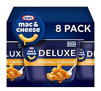 Kraft Deluxe Original Macaroni & Cheese Microwavable Dinner Cups - 8-2.39 Oz