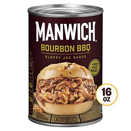 Manwich Bourbon BBQ Flavor Sloppy Joe Canned Sauce - 16 Oz - Image 2