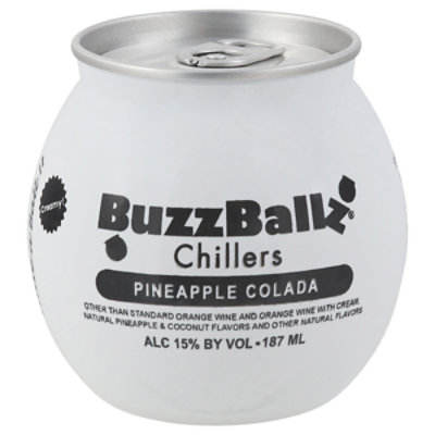 Buzzballz Pina Colada Chiller Wine - 187 Ml - Image 1
