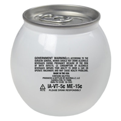 Buzzballz Pina Colada Chiller Wine - 187 Ml - Image 4