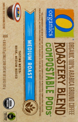 O Organics Organic Coffee Pod Roastery Blend Comp - 10 Count - Image 5