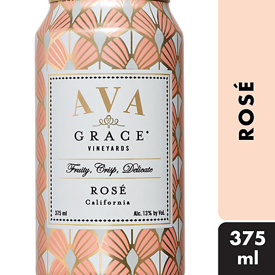 AVA Grace Vineyards Rose Pink Wine - 375 Ml
