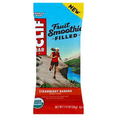 CLIF Fruit Smoothie Filled Strawberry Banana - 1.76 Oz