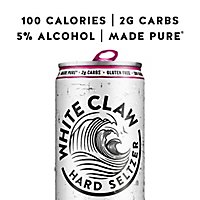 White Claw Black Cherry Hard Seltzer In Cans - 12-12 Fl. Oz. - Image 3