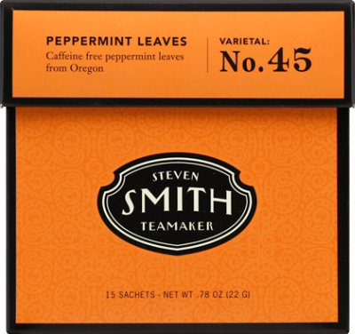 Steven Smith TeaMaker Peppermint Leaves No. 45 15 Count - .78 Oz - Image 1