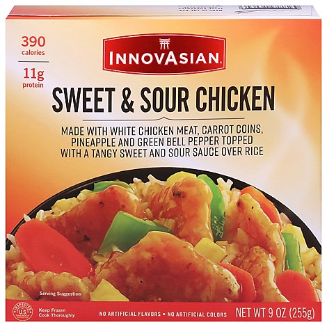 Innovasian Cuisine Rice Bowl Sweet & Sour Chicken Box - 9 Oz