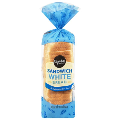 Signature SELECT Bread White Sandwich Premium - 20 Oz - Image 2