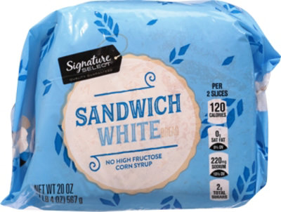 Signature SELECT Bread White Sandwich Premium - 20 Oz - Image 1