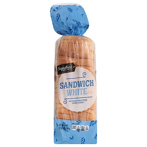 Signature SELECT Bread White Sandwich Premium - 20 Oz