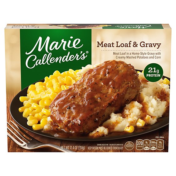 Marie Callender's Meat Loaf & Gravy Frozen Meal - 12.4 Oz