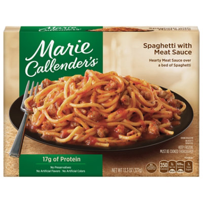 Marie Callenders Spaghetti And Meat Sauce - 13.3 Oz