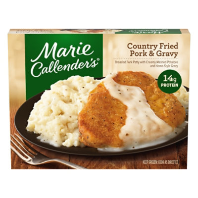 Marie Callenders Country Fried Pork And Gravy - 12 Oz