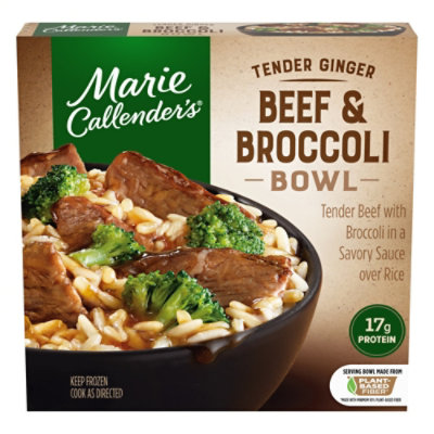 Marie Callender's Tender Ginger Beef & Broccoli Bowl Frozen Meal - 11.8 Oz - Image 1