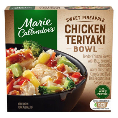 Marie Callender's Sweet Pineapple Chicken Teriyaki Bowl Frozen Meal - 12.3 Oz