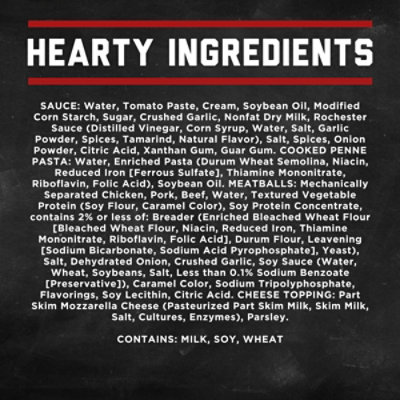 Banquet Mega Bowls Dynamite Penne & Meatballs Frozen Meal - 14 Oz - Image 5