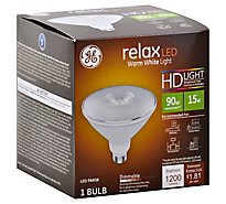 GE Light Bulb LED HD Light Warm White Relax 90 Watts PAR38 Box - 1 Count