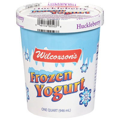 Wilcoxson's Huckleberry Frozen Yogurt - 1 Quart - Image 2