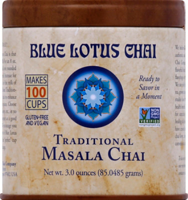 Blue Lotus Traditional Masala Chai - 3 Oz - Image 2