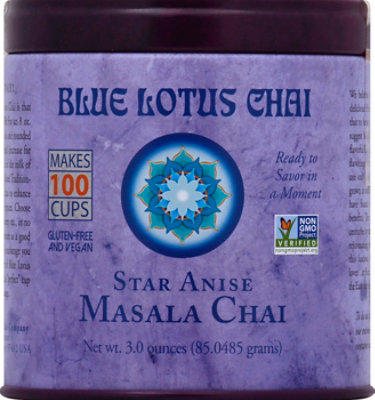 Blue Lotus Star Anise Masala Chai - 3 Oz - Image 2