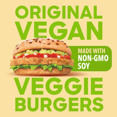 Boca Original Vegan Veggie Burgers with Non GMO Soy Box - 4 Count - Image 2