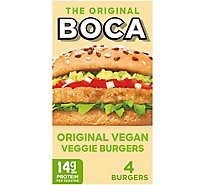 Boca Veggie Burgers Vegan 4 Count - 10 Oz