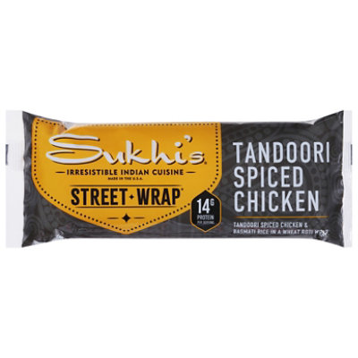 Sukhi's Indian Tandoori Chicken Roti Street Wrap Sandwich - 5.5 Oz - Image 2