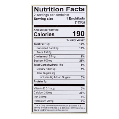 Bueno Enchiladas Chicken Texmex - 9 Oz - Image 4