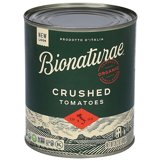 Bionaturae Organic Tomatoes Crushed Can - 28.2 Oz