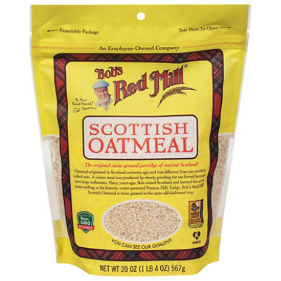 Bobs Red Mill Oatmeal Scottish - 20 Oz - Image 2