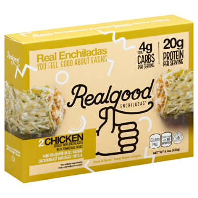 The Real Good Food Company Low Carb Chicken Enchiladas, 4.7 oz